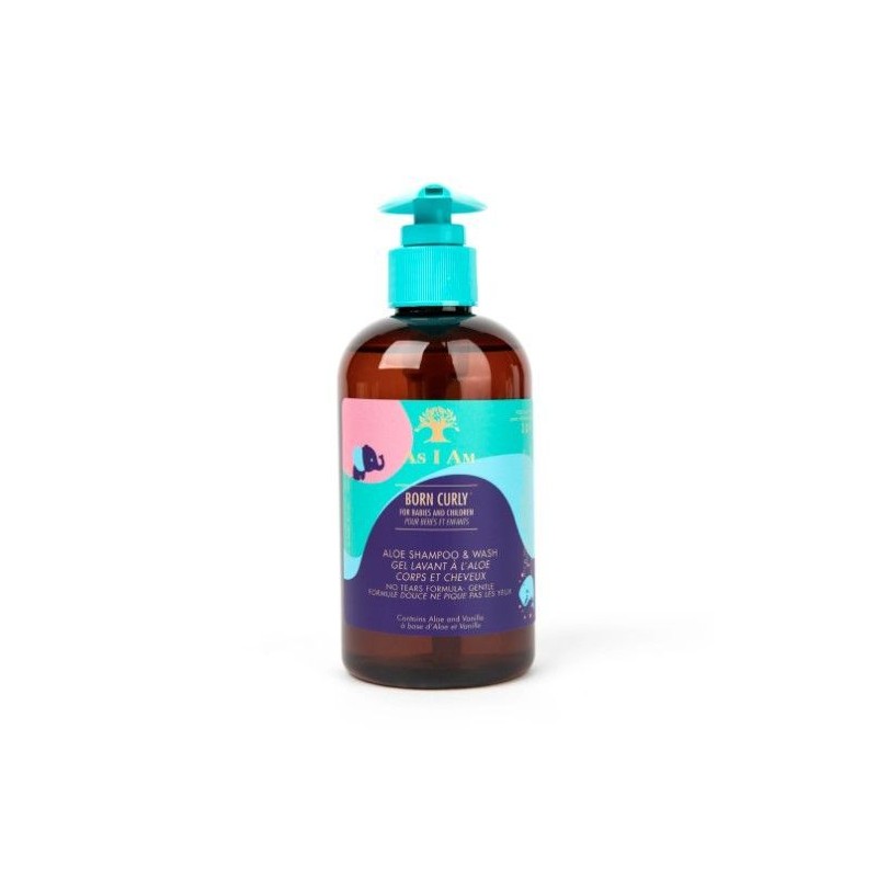 AS I AM - BORN CURLY ALOE SHAMPOO & WASH